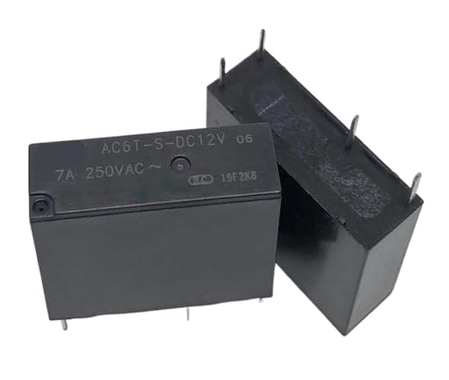 1pc AC6T-S-DC12V (46F-1-12V-7A) Relay 4 pins BKYUKJVU von BKYUKJVU