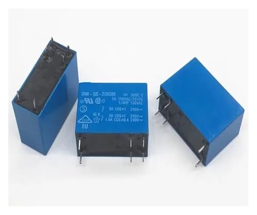1pc OMI-SS-206DM 6VDC (14F2A-6V/12V-5A) Relay 6pins BKYUKJVU von BKYUKJVU