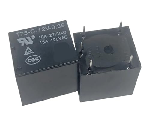 1pc T73-C-12V-0.35 (T73-1C-12V-10A) Relay 5 pins BKYUKJVU von BKYUKJVU