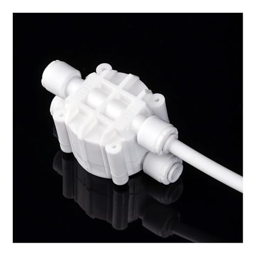 BKYUKJVU Fit 3/8" OD Tube Auto Shut Off 4 Way Valve Quick Fitting Connection Aquarium RO Water Filter Reverse Osmosis System von BKYUKJVU