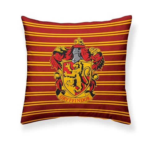 BELUM | Kissenbezug 100% Baumwolle 45x45cm Modell Gryffindor A | Kissenbezug Looney Tunes | Kissenhülle Halb Panama Stoff 100% Bio-Baumwolle von BL BELUM