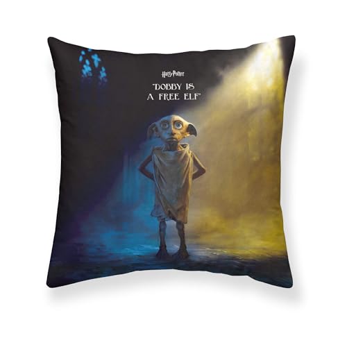 BELUM Kissenbezug Harry Potter, Größe: 50 x 50 cm, Modell: Dobby A, Stoff: Half Panama, 100% Baumwolle, 250 g. von BL BELUM