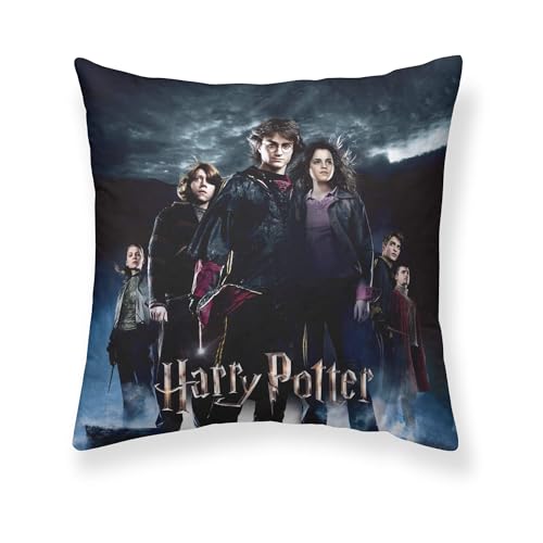 BELUM Kissenbezug Harry Potter, Größe: 50 x 50 cm, Modell: Goblet of Fire A, Stoff: Half Panama, 100% Baumwolle, 250 g. von BL BELUM