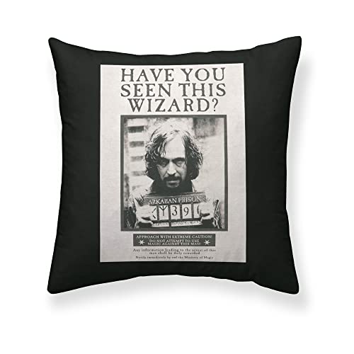 BELUM Kissenbezug Harry Potter, Größe: 50 x 50 cm, Modell: Sirius Black A, Stoff: Half Panama, 100% Baumwolle, 250 g. von BL BELUM