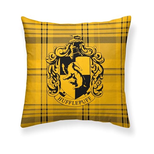 BELUM | Kissenbezug Harry Potter, Kissenbezug 100% Baumwolle, 50 x 50 cm, Modell Hufflepuff, Bild A BELUM | Kissenbezug Harry Potter, Kissenbezug 100% Baumwolle, 50 x 50 cm, Modell Hufflepuff, Bild A von BL BELUM