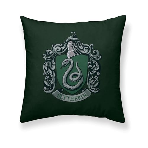 BELUM | Kissenbezug Harry Potter, Kissenbezug 100% Baumwolle, 50 x 50 cm, Modell Slytherin Basic A BELUM | Kissenbezug Harry Potter, Kissenbezug 100% Baumwolle, 50 x 50 cm, Modell Slytherin Basic A von BL BELUM