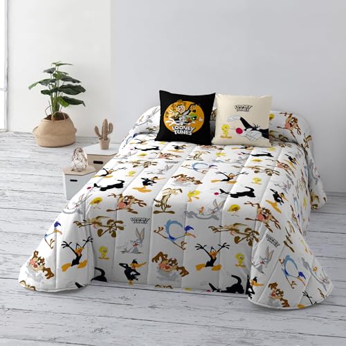 BELUM | Looney Tunes Bouti Ltunes Characters Tagesdecke, Bio-Baumwolle und Kämmstoff, für 180 Betten, weiche Tagesdecke, Tagesdecke für alle Jahreszeiten BELUM | Looney Tunes Bouti Ltunes Characters Tagesdecke, Bio-Baumwolle und Kämmstoff, für 180 Betten, weiche Tagesdecke, Tagesdecke für alle Jahreszeiten von BL BELUM