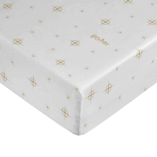 BELUM | Spannbettlaken Harry Potter Stars Gold 100% Baumwolle für 150/160 cm Bett BELUM | Spannbettlaken Harry Potter Stars Gold 100% Baumwolle für 150/160 cm Bett von BL BELUM