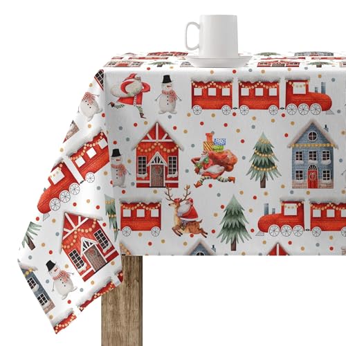 BELUM Tischdecke Weihnachten 100 x 140 cm 100% Baumwolle, schmutzabweisend, Modell Merry Christmas 66 BELUM Tischdecke Weihnachten 100 x 140 cm 100% Baumwolle, schmutzabweisend, Modell Merry Christmas 66 von BL BELUM