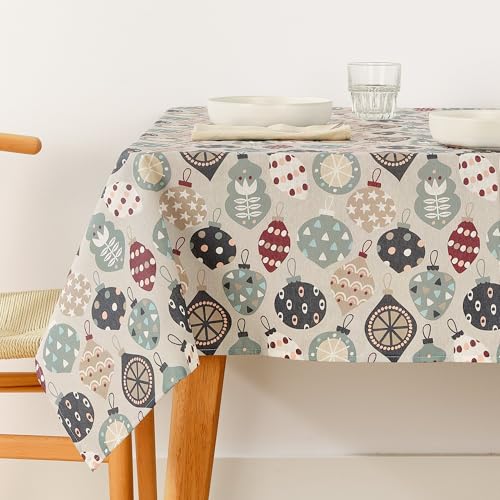 BELUM Tischdecke Weihnachten 250 x 140 cm 100% Baumwolle, schmutzabweisend, Modell Merry Christmas 60 BELUM Tischdecke Weihnachten 250 x 140 cm 100% Baumwolle, schmutzabweisend, Modell Merry Christmas 60 von BL BELUM