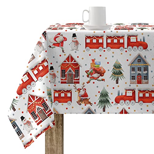 BELUM Tischdecke Weihnachten 300 x 140 cm 100% Baumwolle, schmutzabweisend, Modell Merry Christmas 66 BELUM Tischdecke Weihnachten 300 x 140 cm 100% Baumwolle, schmutzabweisend, Modell Merry Christmas 66 von BL BELUM