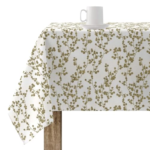BELUM | Weihnachtstischdecke | Anti-Fleck-Tischdecke | Rechteckig Harz | Tischdecke (laminiert) | Tischdecke | Tischdecke | Heimtisch (250 x 140 cm) von BL BELUM