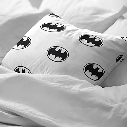 BL BELUM 100% Baumwolle Batman Basic Kissenbezug 50x80 cm, weicher Bezug, Verschiedene Größen, 7767, Mehrfarbig, Bett 90 cm von BL BELUM
