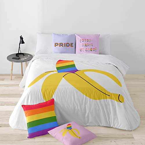 Belum Bettbezug, Microsatin, 100% Polyester, extra weich, Maße: 240 x 220 cm, Modell: Pride 65, Bettbezug LGTBIQ+ von BL BELUM