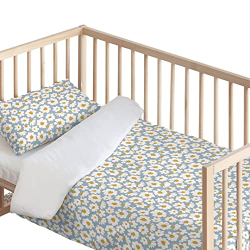 Belum | Bettbezug für Wiege + Kissen | Bettbezug für Wiege aus Bio-Baumwolle | Bettbezug für Kinderbett | Schlafzimmer | Bettbezug (Kinderbett 60 cm (100 x 120)) von BL BELUM