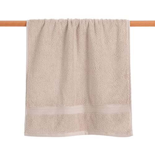 Belum | Handtuch aus 100% gekämmter Baumwolle, 650 g, Moka 100 x 150, schnell trocknend, Handtücher aus Baumwolle, sehr saugfähig von BL BELUM