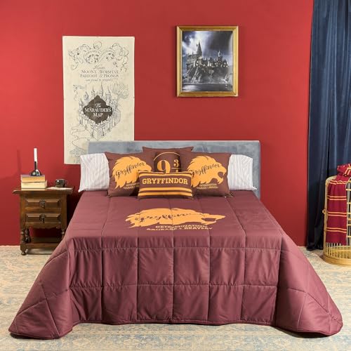 Belum Harry Potter Bettdecke, 250 g, Modell Gryffindor Values für 135 cm Bett (235 x 270 cm) von BL BELUM