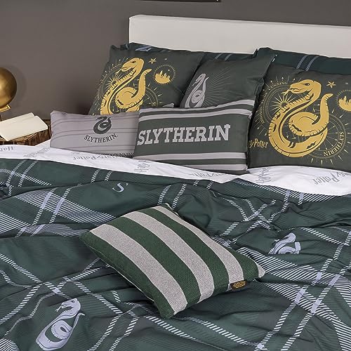Belum Kissenbezug Harry Potter, Kissenbezug, 100% Baumwolle, 30 x 50 cm, Modell Slytherin House C von BL BELUM