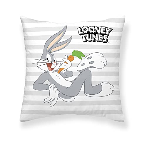 Belum Kissenbezug Looney Tunes mit Füllung, Größe 45 x 45 cm, Modell Looney Tunes Characters A von BL BELUM