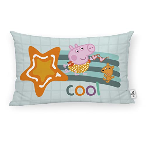 Belum Kissenbezug Peppa Wutz mit Füllung, Größe 30 x 50 cm, Modell Cool C von BL BELUM