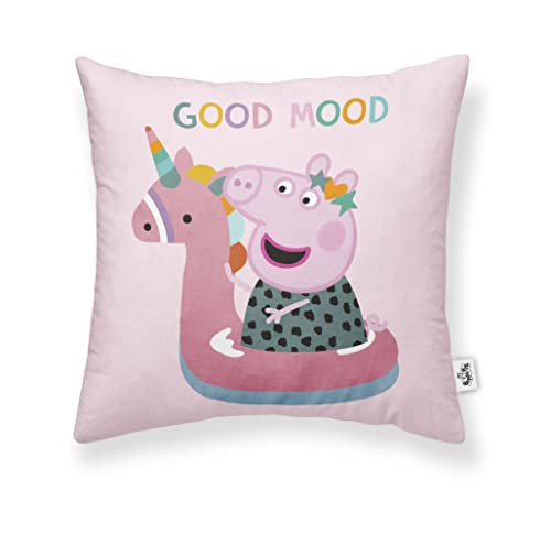 Belum Kissenbezug Peppa Wutz mit Füllung, Größe 45 x 45 cm, Modell Cool A von BL BELUM