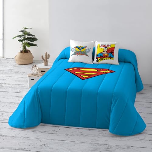 Belum Tagesdecke Bouti Superman Basic, Tagesdecke aus Bio-Baumwolle und gekämmt, für Betten mit 180 cm Breite, weiche Tagesdecke für alle Jahreszeiten Belum Tagesdecke Bouti Superman Basic, Tagesdecke aus Bio-Baumwolle und gekämmt, für Betten mit 180 cm Breite, weiche Tagesdecke für alle Jahreszeiten von BL BELUM