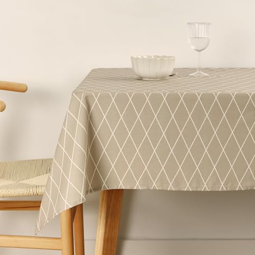 Belum Tischdecke, 300 x 140 cm, schmutzabweisend, 100% Baumwolle, ohne Wachstuch, Tischdecke aus Baumwolle, wasserdicht, schmutzabweisend, flüssig von BL BELUM