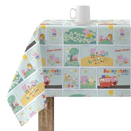 Belum Tischdecke, fleckenabweisend, Comic 01, schmutzabweisend, rechteckig, Harz, Tischdecke, Tischdecke, Küchentisch, Tischdecke, Zuhause (300 x 140 cm) von BL BELUM
