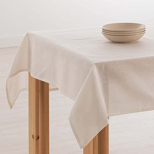 Belum Tischdecke, schmutzabweisend, 100% natürlich, 250 x 150 cm, rechteckig, aus Harz, wasserdichte Tischdecke in verschiedenen Größen, Leinen-Tischdecken für den Innen- und Außenbereich von BL BELUM