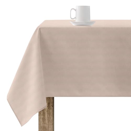 Belum Tischdecke, schmutzabweisend, Größe 100 x 140 cm, extraweich, Hellrosa, Tischdecke aus 100% Spanien, 65% Bio-Baumwolle, 35% Polyester, Modell Rhodos 2616 von BL BELUM