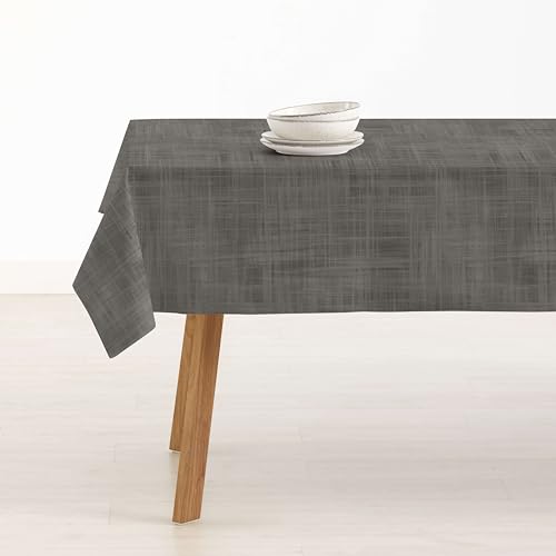 Belum Tischdecke, schmutzabweisend, Größe 240 x 155 cm, extraweich, Taupe – Tischdecke aus 100% Baumwolle, 100% Bio-Baumwolle, einfarbig, Tischdecke von BL BELUM
