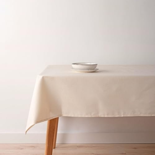 Belum Tischdecke, schmutzabweisend, Jacquard, Größe 100 x 155 cm, schmutzabweisend, extra weich, Ecru, Tischdecke aus 70% Baumwolle, 30% Polyester, Modell 000-068 Belum Tischdecke, schmutzabweisend, Jacquard, Größe 100 x 155 cm, schmutzabweisend, extra weich, Ecru, Tischdecke aus 70% Baumwolle, 30% Polyester, Modell 000-068 von BL BELUM