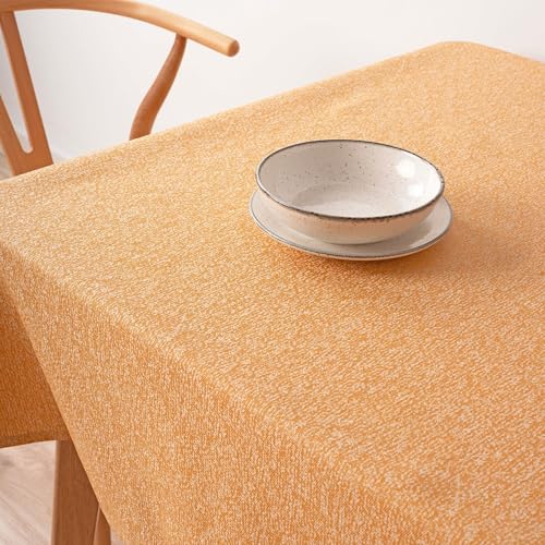 Belum Tischdecke, schmutzabweisend, Jacquard, Größe 100 x 155 cm, schmutzabweisend, extra weich, goldfarben, Stoff 70% Baumwolle, 30% Polyester, Modell 000-068 Belum Tischdecke, schmutzabweisend, Jacquard, Größe 100 x 155 cm, schmutzabweisend, extra weich, goldfarben, Stoff 70% Baumwolle, 30% Polyester, Modell 000-068 von BL BELUM