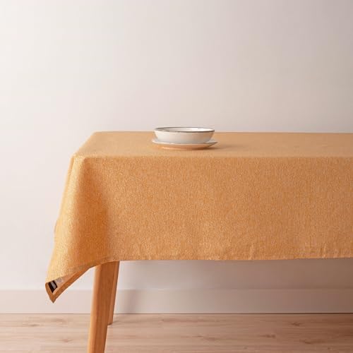 Belum Tischdecke, schmutzabweisend, Jacquard, Größe 100 x 80 cm, schmutzabweisend, extra weich, goldfarben, Stoff 70% Baumwolle, 30% Polyester, Modell 000-068 von BL BELUM