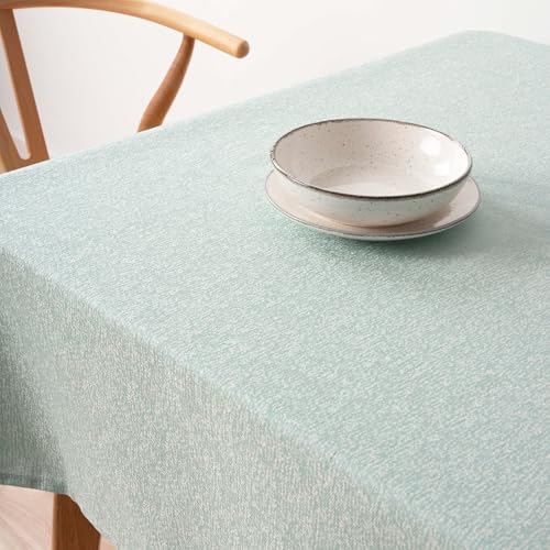 Belum Tischdecke, schmutzabweisend, Jacquard, Größe 200 x 155 cm, schmutzabweisend, extra weich, Türkis, Tischdecke aus 70% Baumwolle, 30% Polyester, Modell 000-068 Belum Tischdecke, schmutzabweisend, Jacquard, Größe 200 x 155 cm, schmutzabweisend, extra weich, Türkis, Tischdecke aus 70% Baumwolle, 30% Polyester, Modell 000-068 von BL BELUM