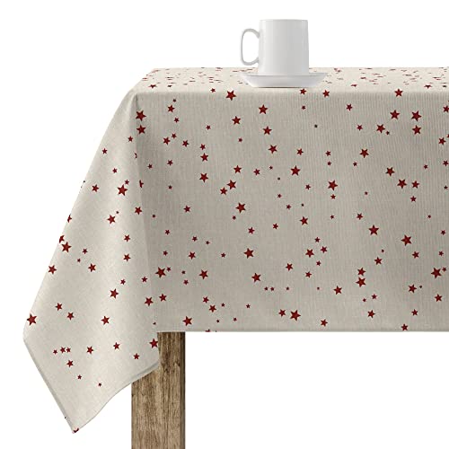 Belum Tischdecke für Weihnachten, Durchmesser 100 cm, rund, 100% Baumwolle, harzbeschichtet, schmutzabweisend, Modell Merry Christmas 23 Belum Tischdecke für Weihnachten, Durchmesser 100 cm, rund, 100% Baumwolle, harzbeschichtet, schmutzabweisend, Modell Merry Christmas 23 von BL BELUM