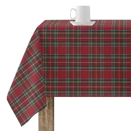 Belum Tischdecke für Weihnachten, schmutzabweisend, Größe 100 x 140 cm, schmutzabweisend, 70% Baumwolle, 30% Leinen, Weihnachts-Tischdecke Cabal 01 von BL BELUM