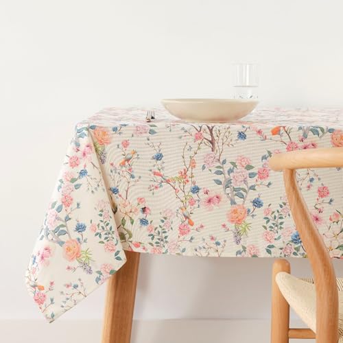 Belum Tischdecke mit Fleckenabweisend, Größe 200 x 140 cm, extraweich, Mehrfarbig, 100, Stoff 100% Bio-Baumwolle, Modell 0120-341 von BL BELUM