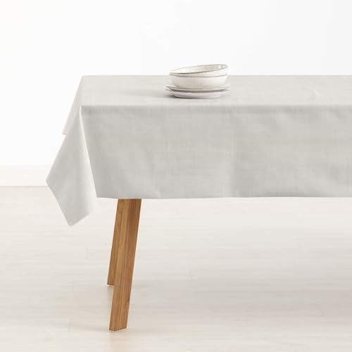 Belum Tischdecke mit Fleckenabweisend, Größe 300 x 140 cm, extraweich, Hellbeige, 100, Stoff 100% Bio-Baumwolle, einfarbig von BL BELUM