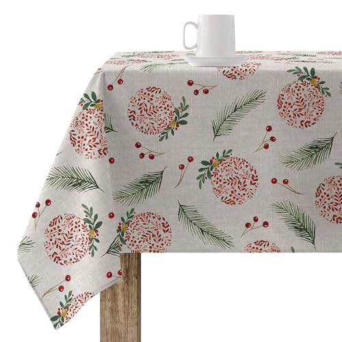 Belum | Weihnachts-Tischdecke, 300 x 140 cm, 100% Baumwolle, harzbeschichtet, schmutzabweisend, Modell Merry Christmas 67 Belum | Weihnachts-Tischdecke, 300 x 140 cm, 100% Baumwolle, harzbeschichtet, schmutzabweisend, Modell Merry Christmas 67 von BL BELUM