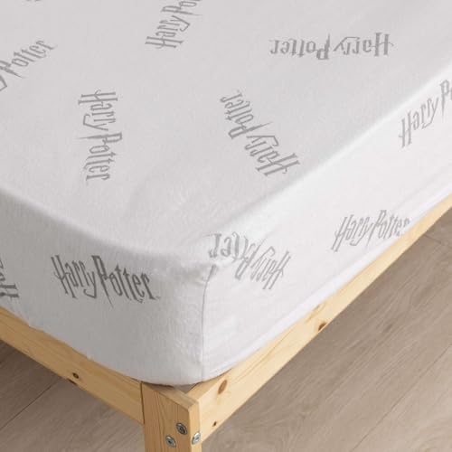Spannbettlaken Flanell Harry Potter 100% Baumwolle, 180 cm von BL BELUM