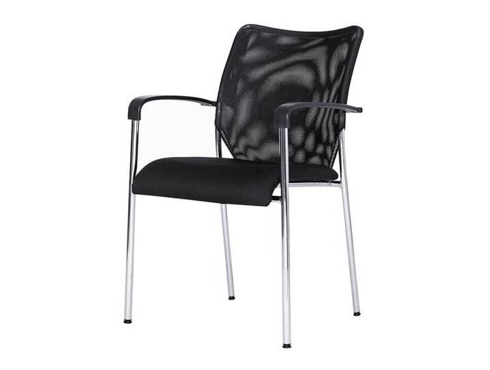 Besucherstuhl Konferenzstuhl Rovo Chair Eco Xpect schwarz chrom Top Vor-Ort-Artikel von BLA-Büro-Liebt-Ausstattung