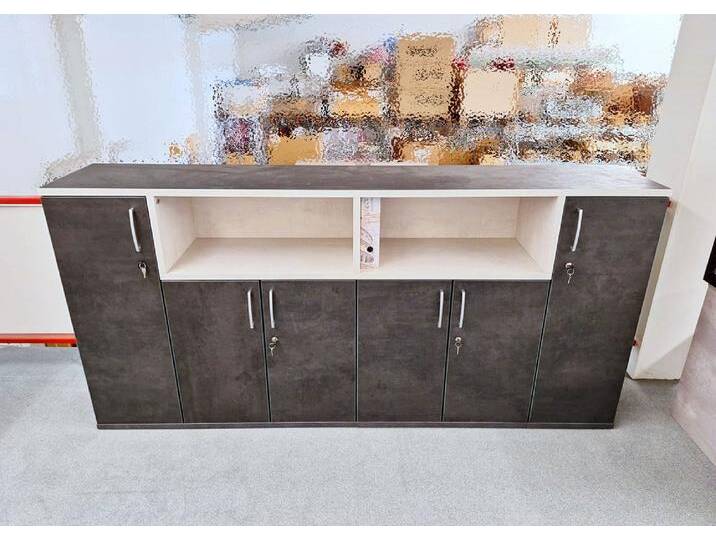 Büro Sideboard Kommode Kombination Vari Edo 2TB 240 x 115 x 44 cm Top Vor-Ort-Artikel von BLA-Büro-Liebt-Ausstattung