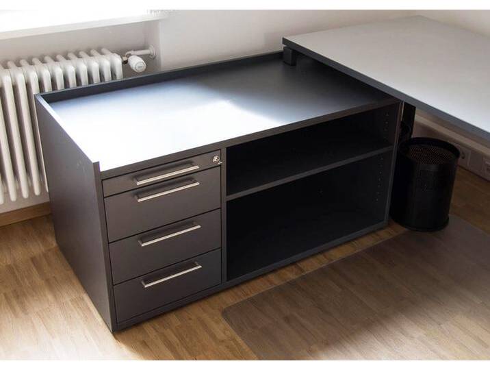 Büro Sideboard Tisch-Container Pendo Orga-Tec 3S Regalfach Auswahl Farbe Optionen von BLA-Büro-Liebt-Ausstattung