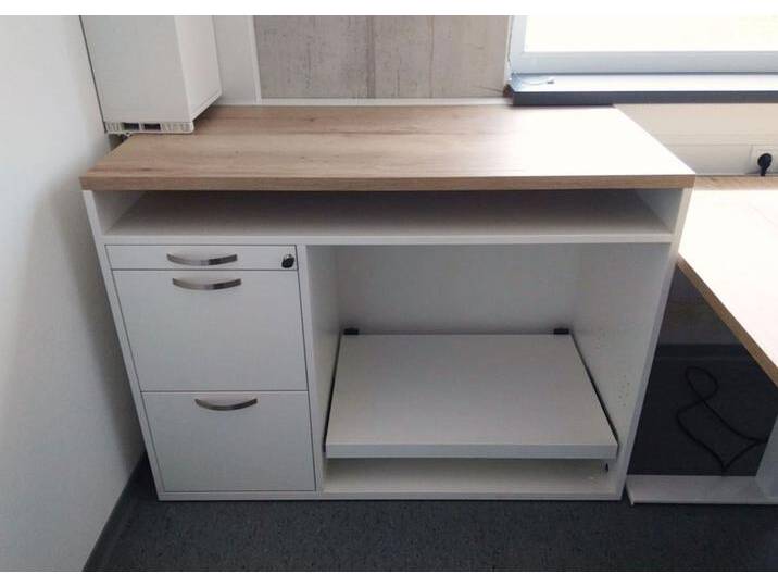 Büro Sideboard Tisch-Container Pendo Orga-Tec Zwischendeck Auswahl Farbe Optionen von BLA-Büro-Liebt-Ausstattung