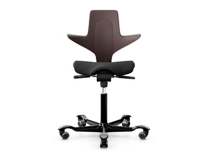 Bürostuhl Drehstuhl Sattelsitz Flokk HAG Capisco Plus Neige dunkelbraun Flachpolster Auswahl Farbe Optionen Bürostuhl Drehstuhl Sattelsitz Flokk HAG Capisco Plus Neige dunkelbraun Flachpolster Auswahl Farbe Optionen von BLA-Büro-Liebt-Ausstattung