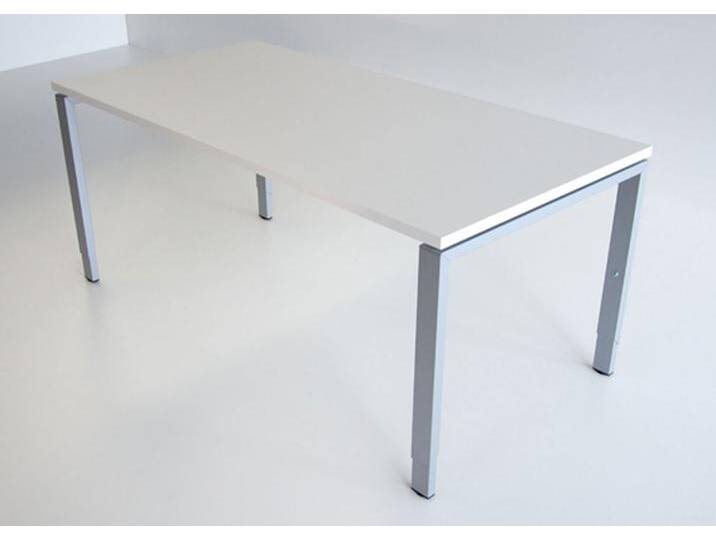 Bürotisch Schreibtisch Pendo Format H 160 x 80 H 64-85 cm Texwood weiß Top Vor-Ort Artikel von BLA-Büro-Liebt-Ausstattung