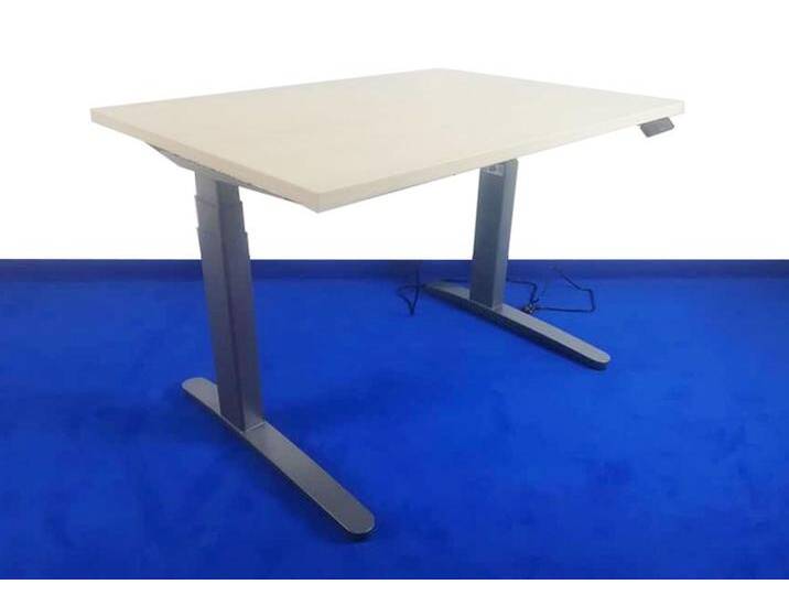 Bürotisch Schreibtisch elektrisch höhenverstellbar Berlin Aktiv 120 x 80 cm Top Vor-Ort-Artikel von BLA-Büro-Liebt-Ausstattung