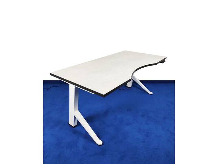 Bürotisch Schreibtisch elektrisch höhenverstellbar GPS Design universal Form B1 Auswahl Farbe Größe von BLA-Büro-Liebt-Ausstattung