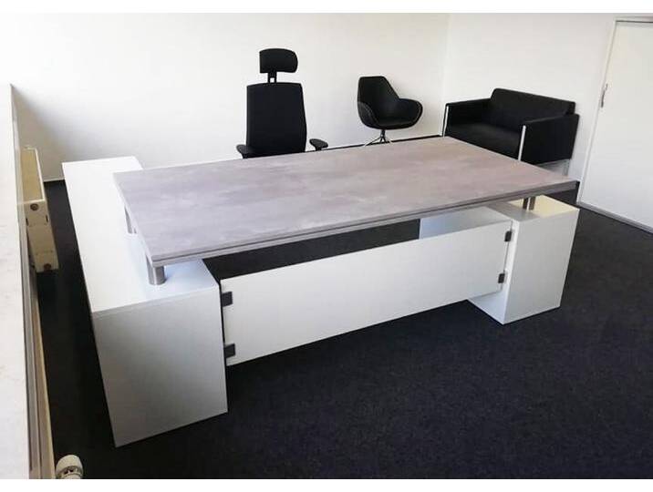 Chefbürotisch Chefschreibtisch Kombination Pendo Bestform Dekor Design Top Vor-Ort-Artikel von BLA-Büro-Liebt-Ausstattung